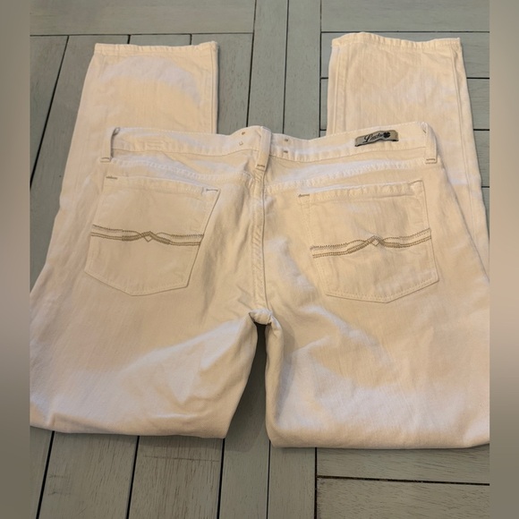 LUCKY BRAND 🍀| white crop denim jeans | Sz 8(29) - Picture 6 of 7